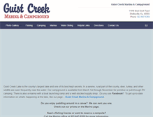 Tablet Screenshot of guistcreek.com